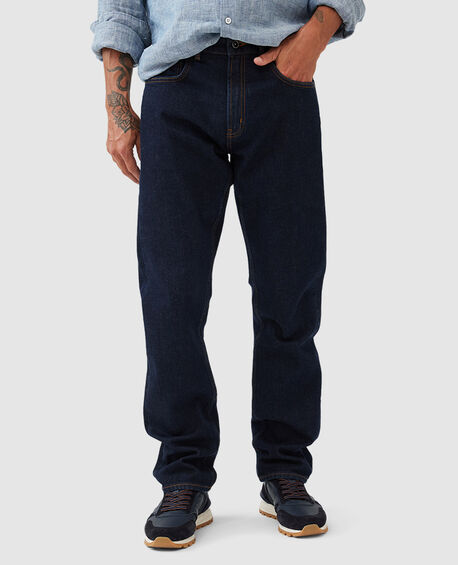 Denim italien Bexley Relaxed Fit, DENIM BRUT