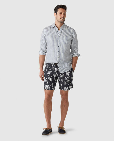 Short taille elastique Totara Creek, 18 cm, BLEU NUIT