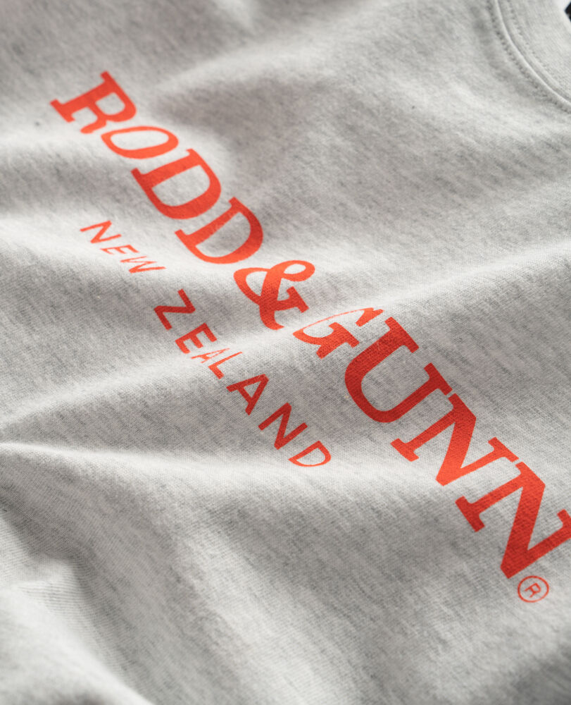 Fernmark Logo T-Shirt , ICE GREY MARLE, Detail 2