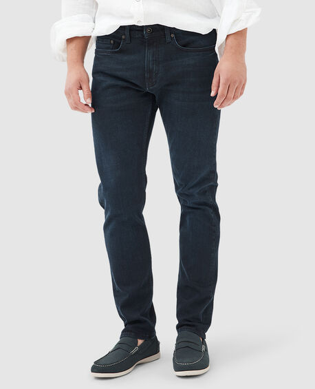 Weston Straight Italian Denim, BLUE BLACK