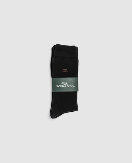 Dry Plains Three Pack Socks, ONYX