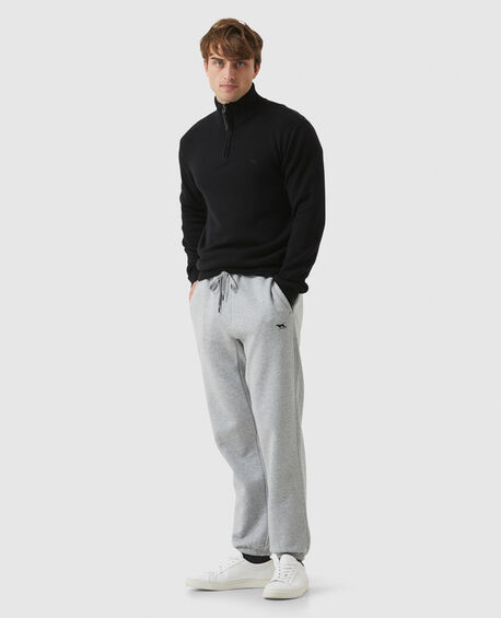 Merrick Bay 1/4 Zip Sweater, COAL