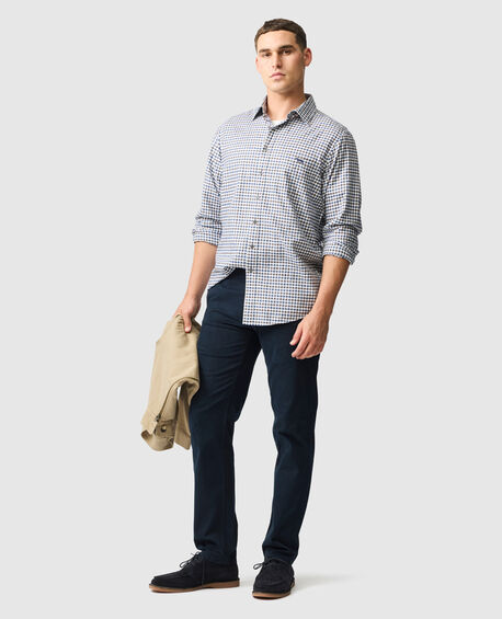 Pantalon chino droit thomas road, BLEU NUIT