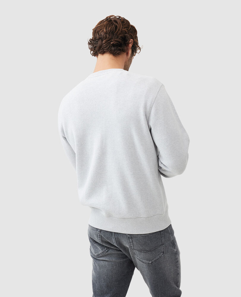 Gunn Crew Neck Sweat, ICE, Back