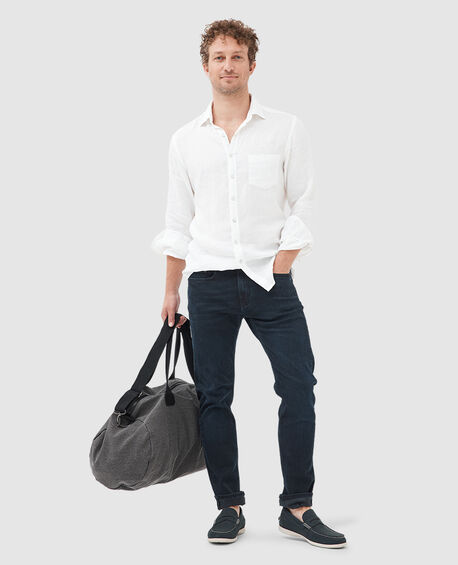 Weston Straight Italian Denim, BLUE BLACK