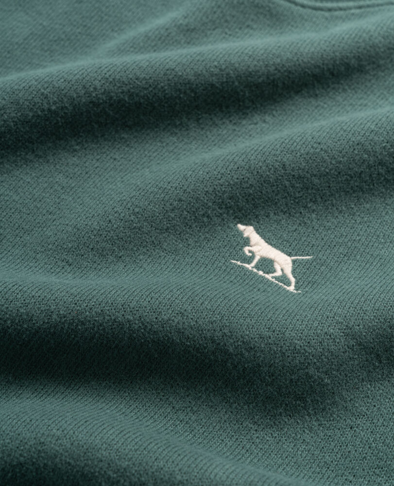 Gunn Crew Neck Sweat, EVERGREEN, Detail 2