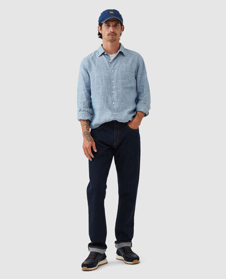 Denim italien Bexley Relaxed Fit, DENIM BRUT