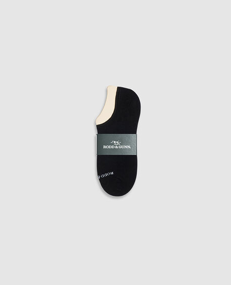 Edgecumbe No-Show Three Pack Sock, ONYX
